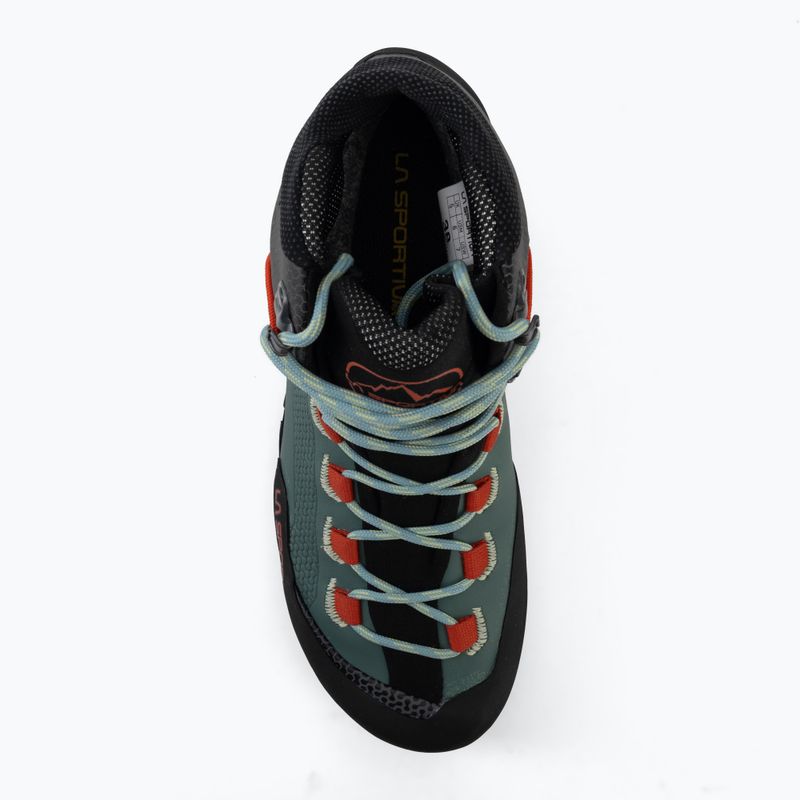 Scarponi da alpinismo donna La Sportiva Trango Tech Leather GTX juniper/zest 5