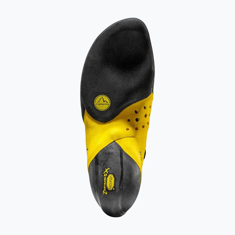 Scarpe da arrampicata per bambini La Sportiva Solution Comp yellow/black 6