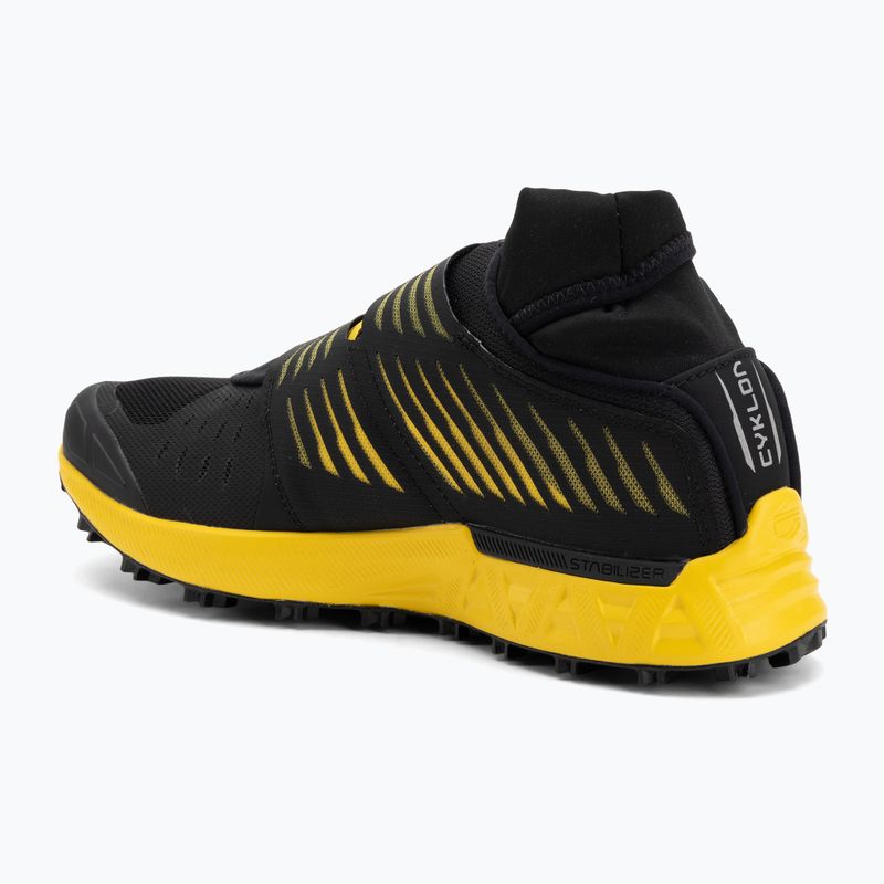 Scarpe da running uomo La Sportiva Cyklon black/yellow 3