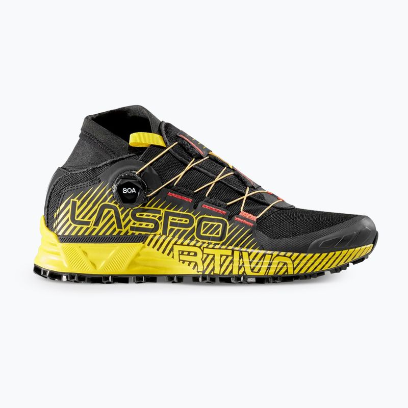 Scarpe da running uomo La Sportiva Cyklon black/yellow 9