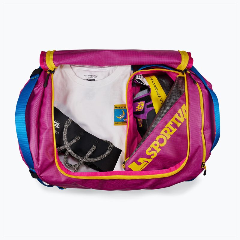 Borsa da viaggio La Sportiva Nomad Duffel 40 l fuchsia/yellow 4