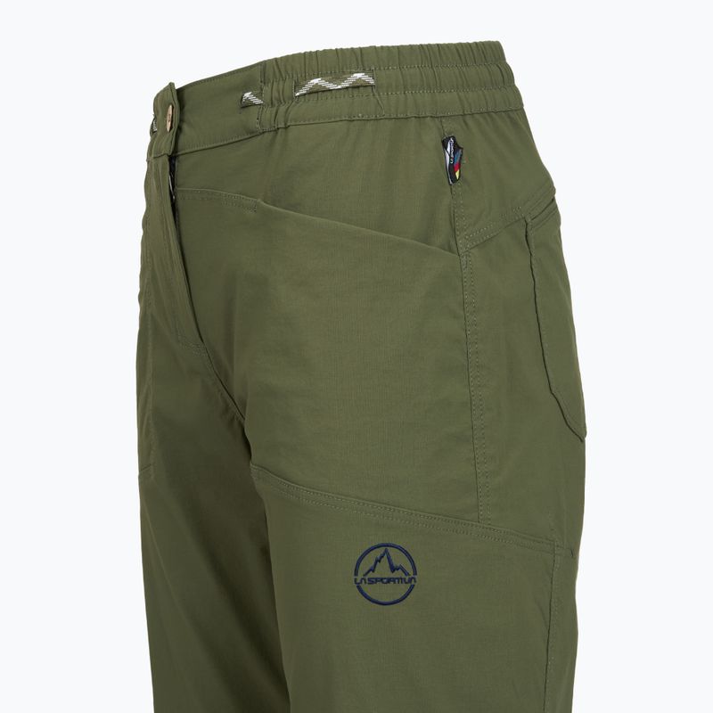Pantaloni da arrampicata da donna La Sportiva Mantra cypress/night sky 3