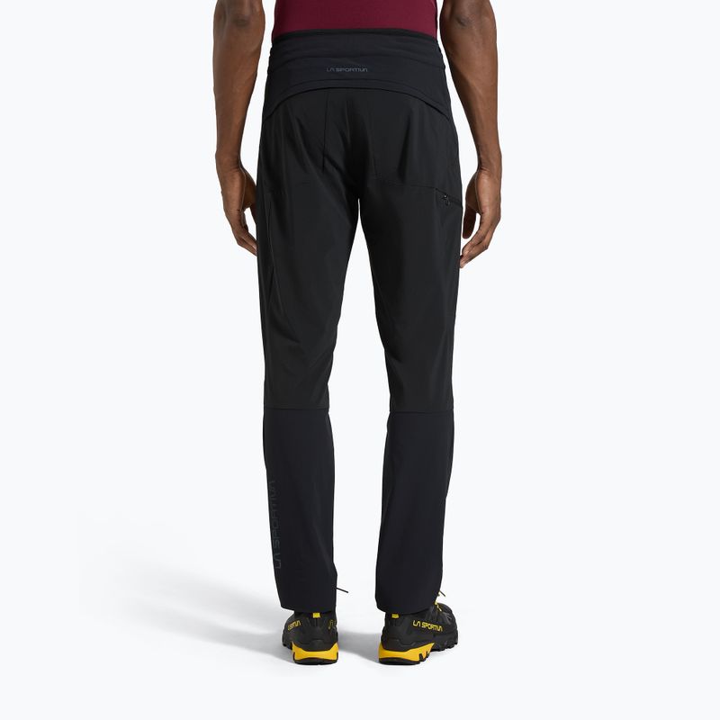Pantaloni da trekking da uomo La Sportiva Monument black/onyx 2