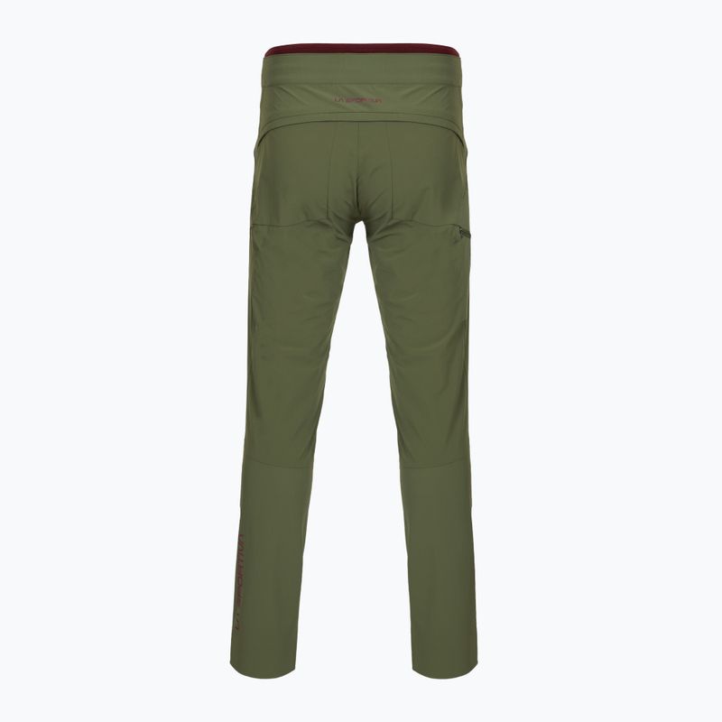 Pantaloni da trekking da uomo La Sportiva Monument cypress/redwood 2