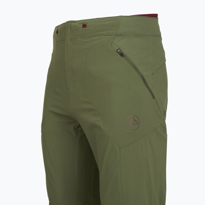 Pantaloni da trekking da uomo La Sportiva Monument cypress/redwood 3