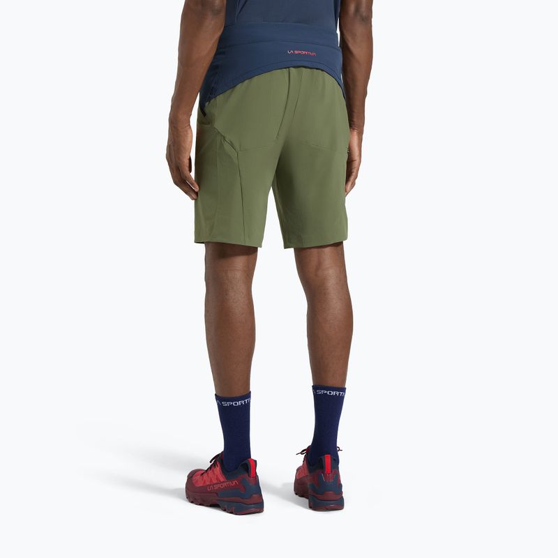 Pantaloncini da trekking da uomo La Sportiva Monument cypress/night sky 2