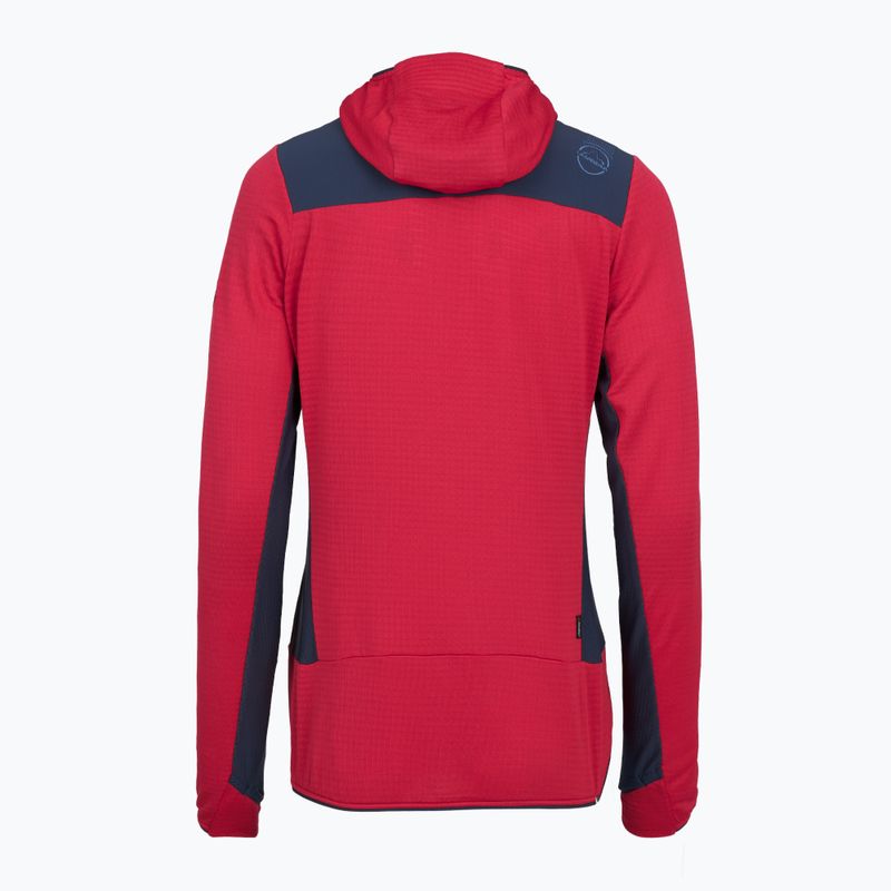 Pile donna La Sportiva Aequilibrium Thermal Hoody azalea/night sky 2