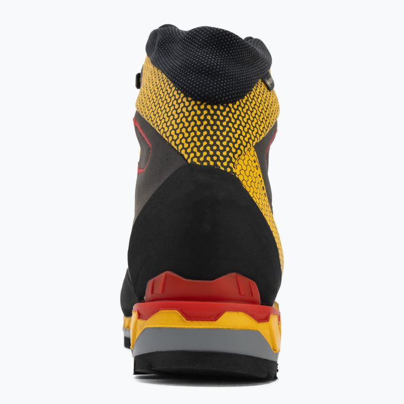 Scarponi da alta montagna da uomo La Sportiva Trango Tech Leather GTX black/yellow 6