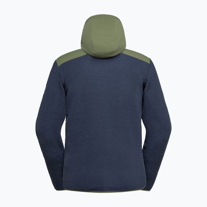 Felpa da uomo La Sportiva Guidance Sherpa Hoody night sky/cypress 2