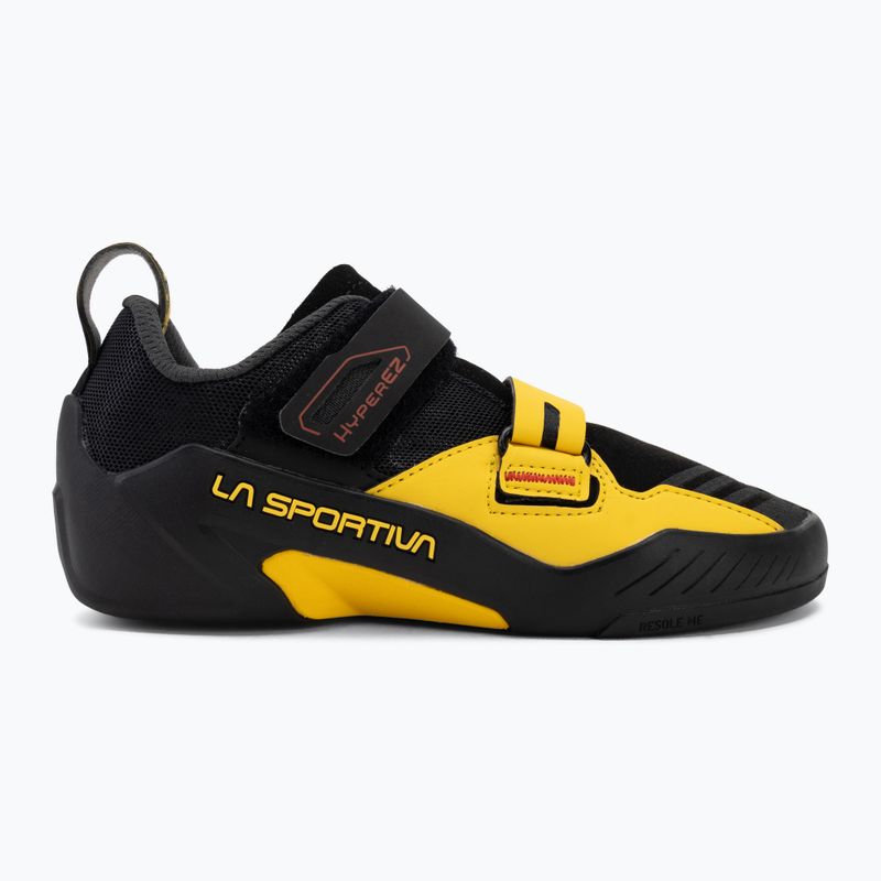 Scarpe da arrampicata La Sportiva HyperEZ black/yellow 2