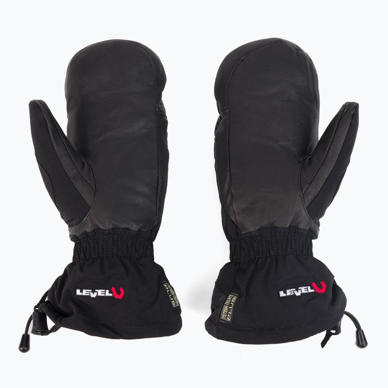 Guanto da snowboard da uomo Level Yeti Mitt nero 2