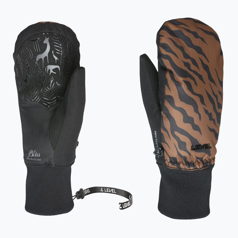 Guanti da sci da donna Level Coral Mitt black/camo