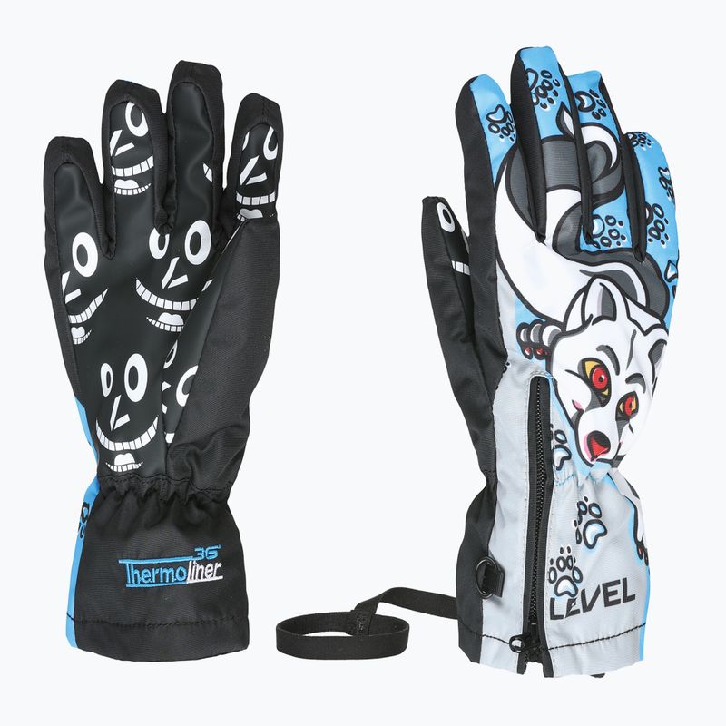 Guanti da sci per bambini Level Lucky navy/grey
