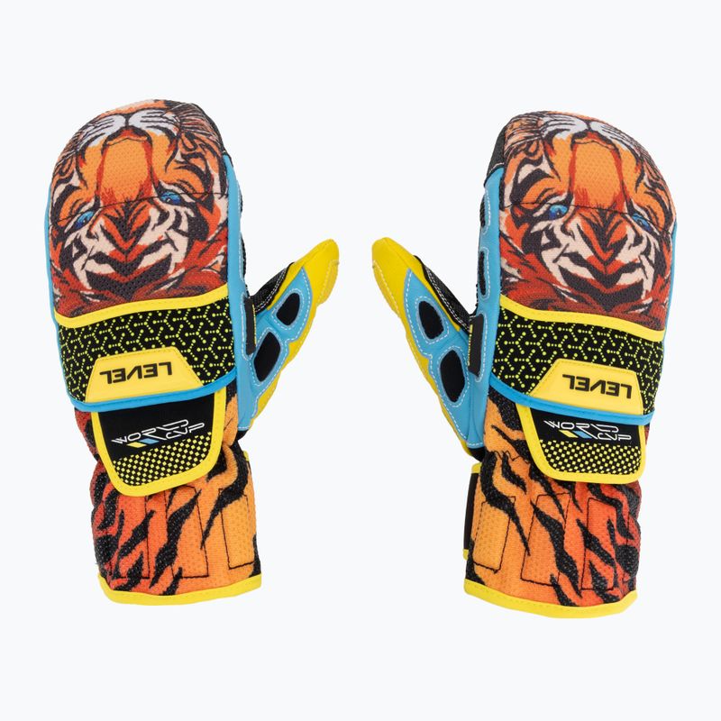 Guanti da sci per bambini Level Worldcup Jr Cf Mitt orange 2