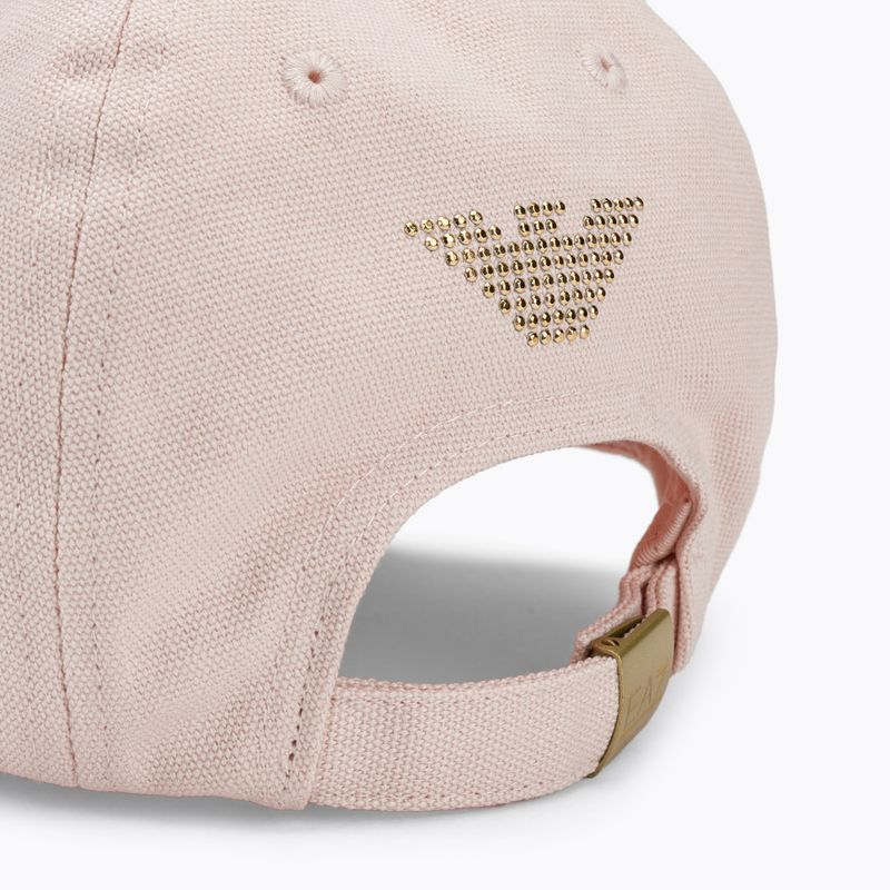 Cappello da baseball da donna EA7 Emporio Armani Train Evolution mauve chalk 4