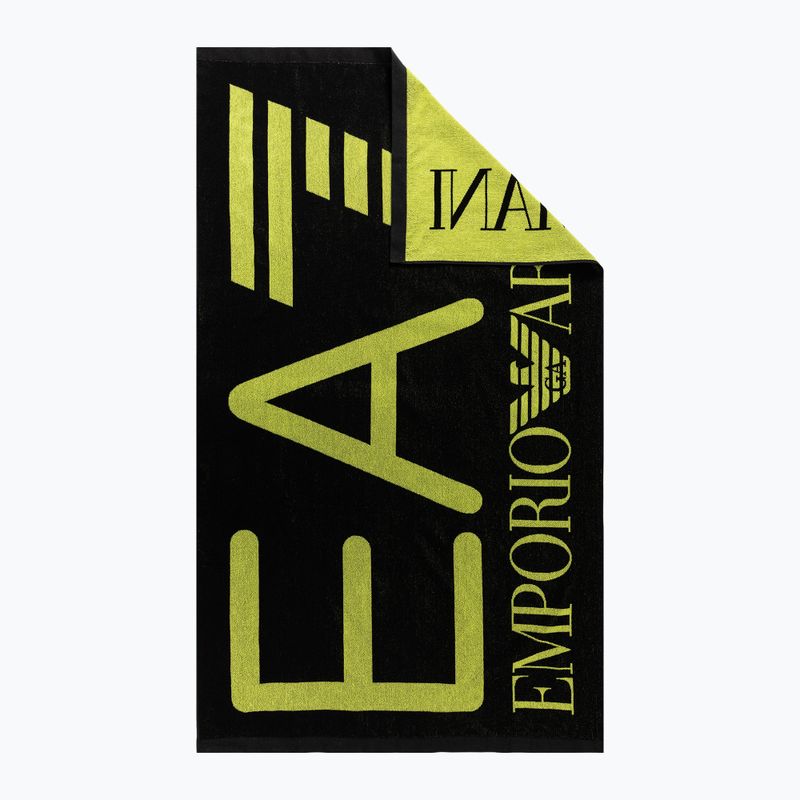 Asciugamano EA7 Emporio Armani  Sports Visibility Towel nero/acid lime