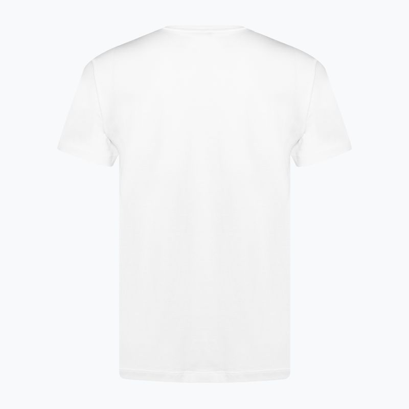 Uomo EA7 Emporio Armani Train Gold Label Tee Pima Big Logo bianco 2