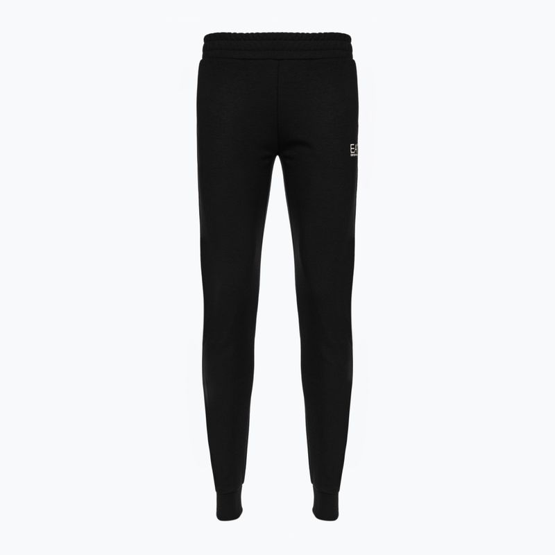 Pantaloni donna EA7 Emporio Armani Train Logo Series Essential neri