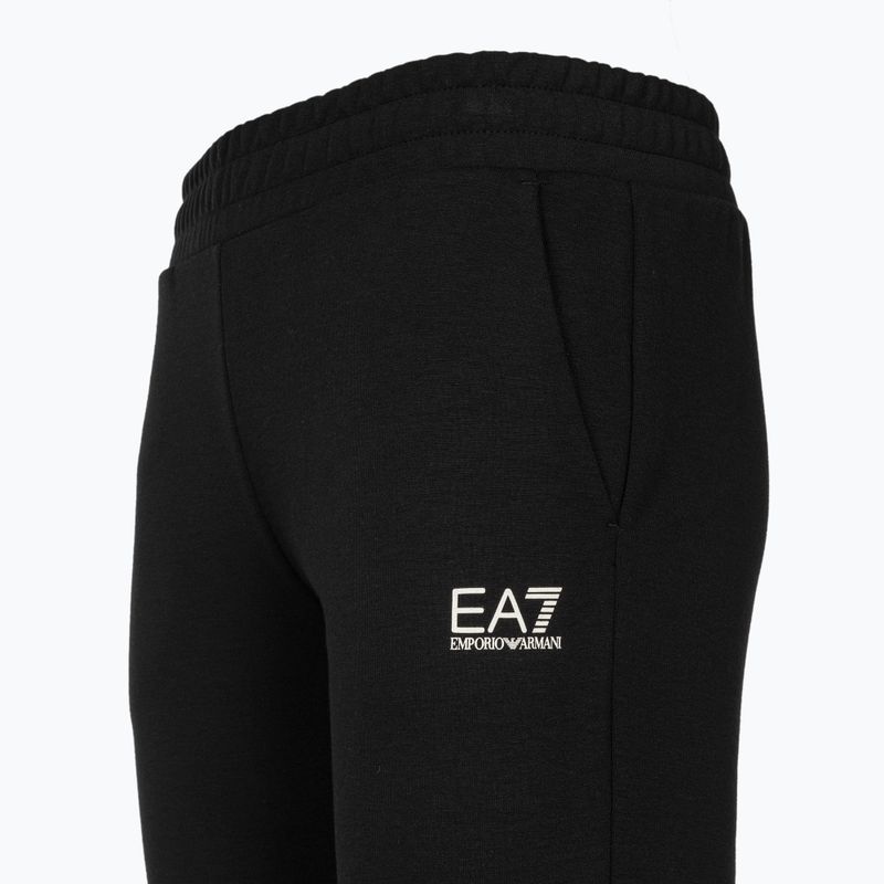 Pantaloni donna EA7 Emporio Armani Train Logo Series Essential neri 3