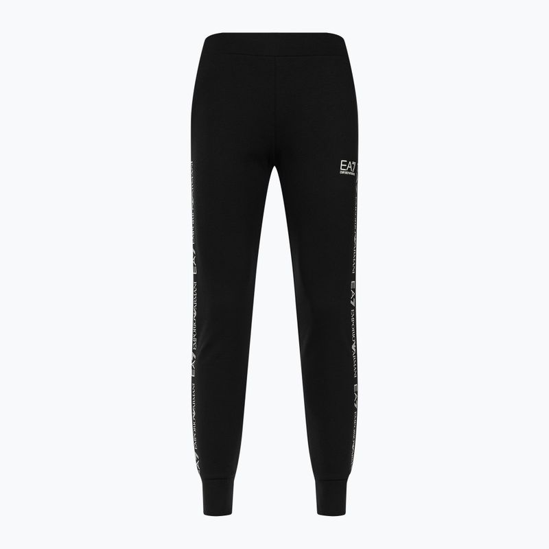 Tuta da donna EA7 Emporio Armani Train Extended Logo nero/logo bianco 5