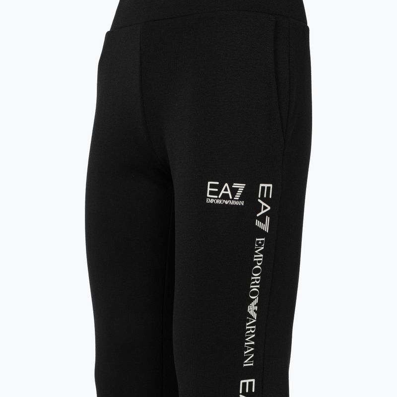 Tuta da donna EA7 Emporio Armani Train Extended Logo nero/logo bianco 7