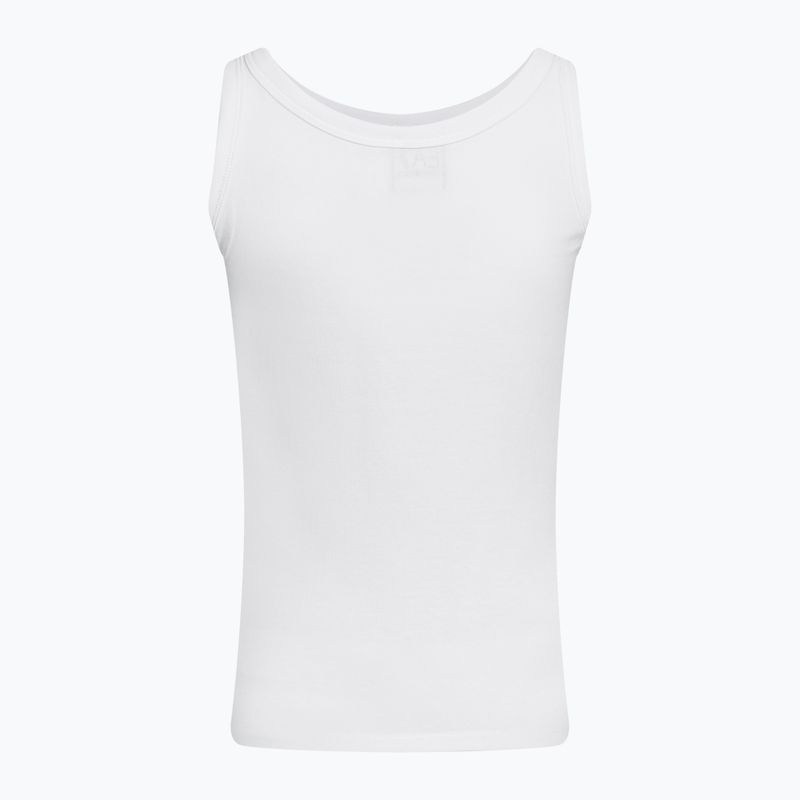Canotta donna EA7 Emporio Armani Train Shiny bianco/logo nero 2