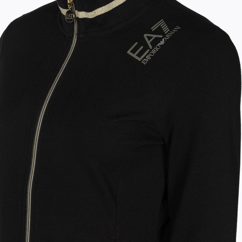 EA7 Tuta Emporio Armani donna Train Core FZ nero 4