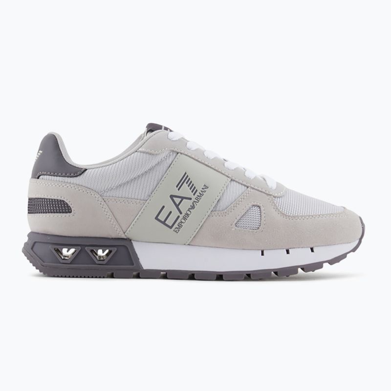 EA7 Emporio Armani Black & White Laces scarpe  vetro antartico/volcanico 9
