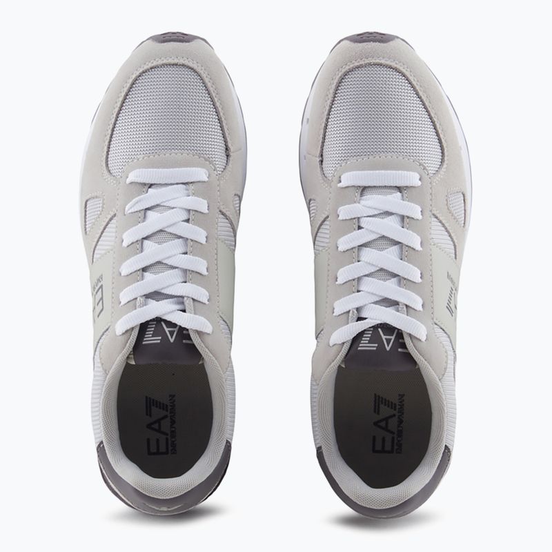 EA7 Emporio Armani Black & White Laces scarpe  vetro antartico/volcanico 12