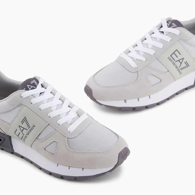 EA7 Emporio Armani Black & White Laces scarpe  vetro antartico/volcanico 13