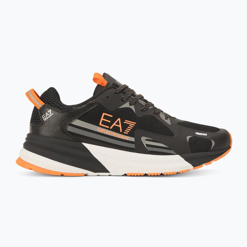 EA7 Emporio Armani Crusher Distance Thunder nero / autunno tramonto scarpe 2