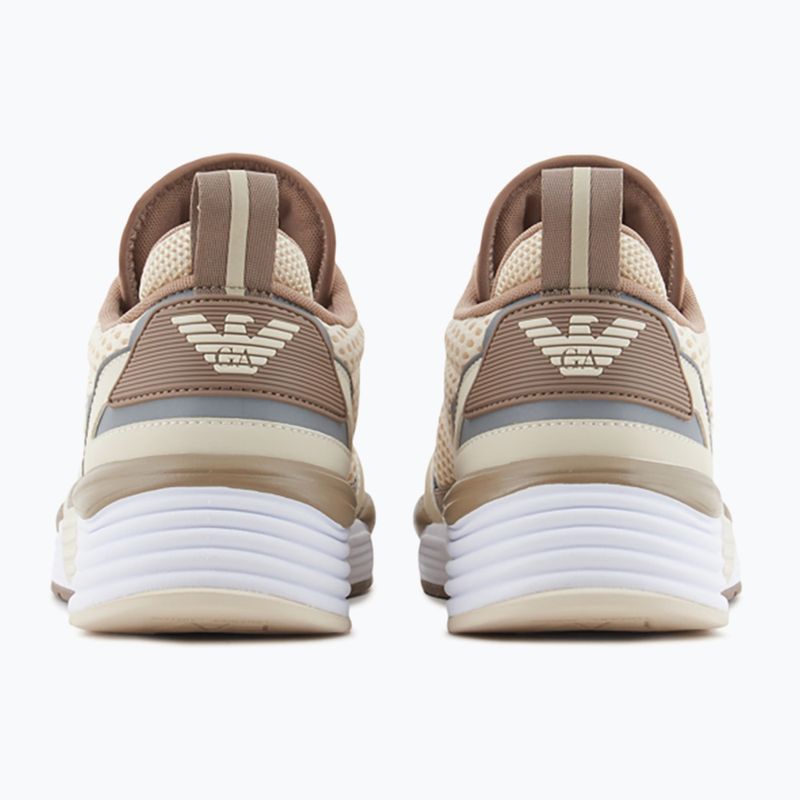 EA7 Emporio Armani Ace Runner Scarpe a rete grigio bianco/portabella 10