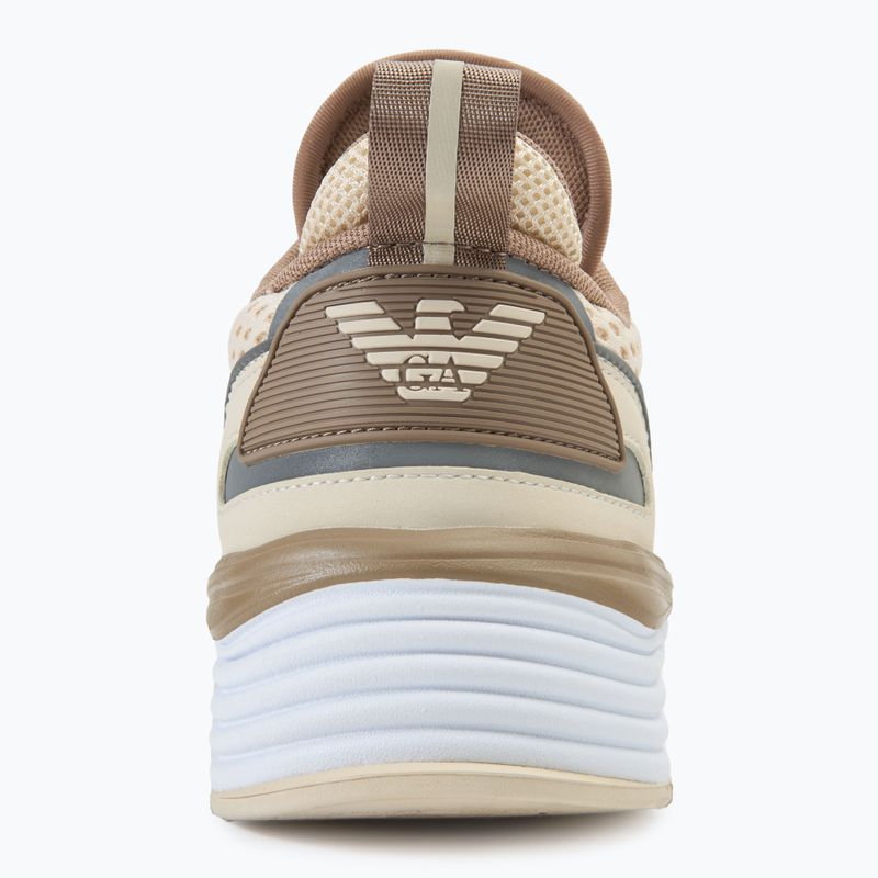 EA7 Emporio Armani Ace Runner Scarpe a rete grigio bianco/portabella 6