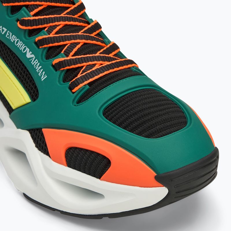 EA7 Emporio Armani Infinity Cage nero/ evergreen/ arancio fluo 7