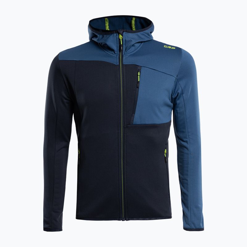 Felpa trekking CMP da uomo blu navy 33G6597/N950