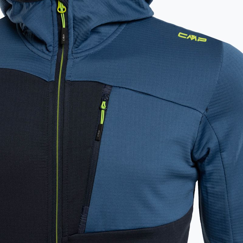 Felpa trekking CMP da uomo blu navy 33G6597/N950 3