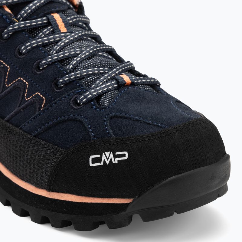 Stivali da trekking da donna CMP Moon Low Wp blue ink/sunrise 7