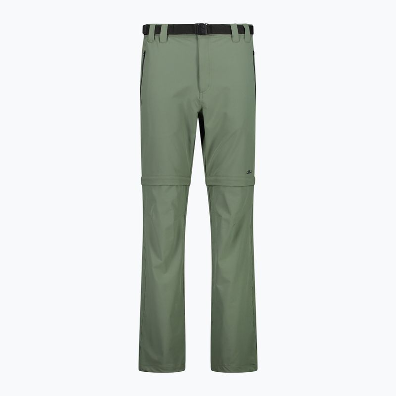 Pantaloni da trekking CMP Zip Off salvia da uomo