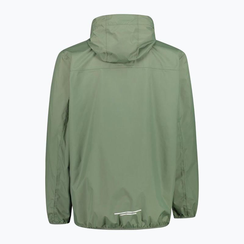 Giacca da pioggia CMP 32X5807 Rain Fix Hood Salvia da uomo 2