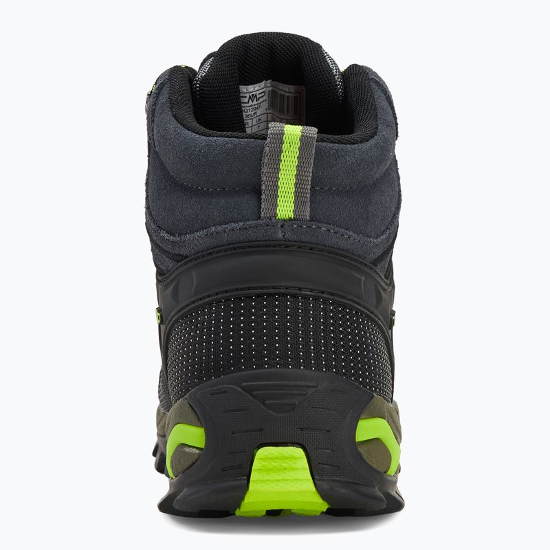 Stivali da trekking da uomo CMP Rigel Mid grigio/giallo fluo 6