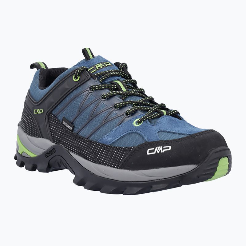 Scarpe da trekking da uomo CMP Rigel Low Wp maiolica/cactus 8