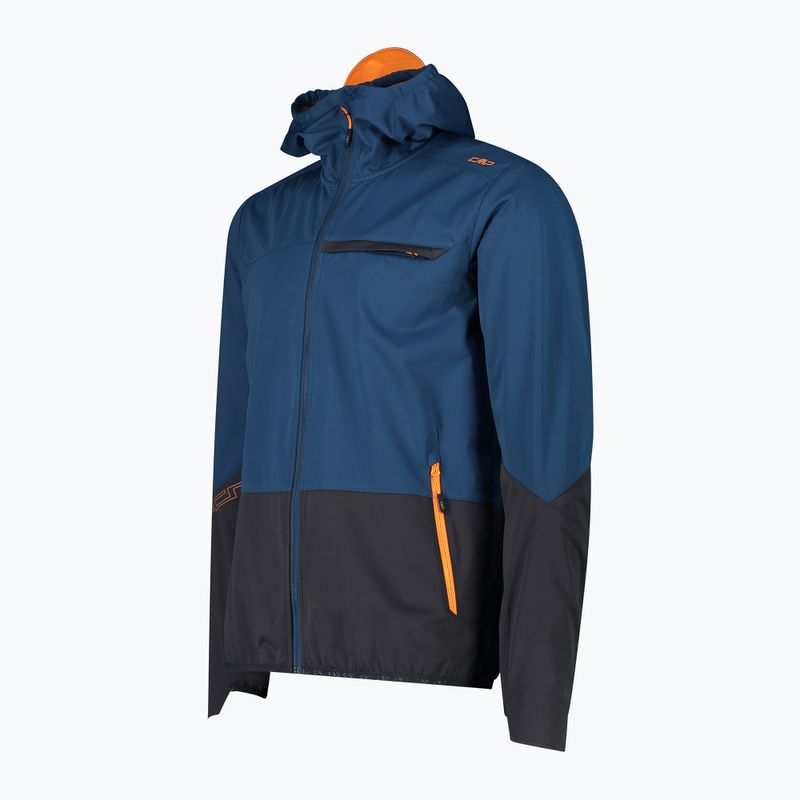 Giacca softshell CMF Zip Hood da uomo bluesteel 3