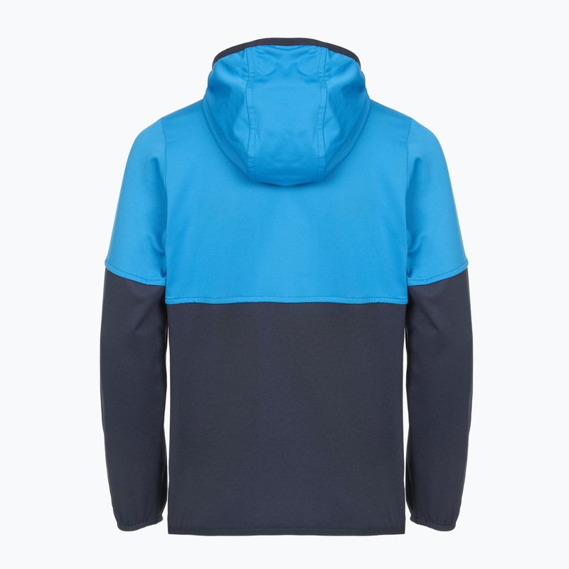 CMP Fix Hood felpa bambino b.blu/fiume/lime 2
