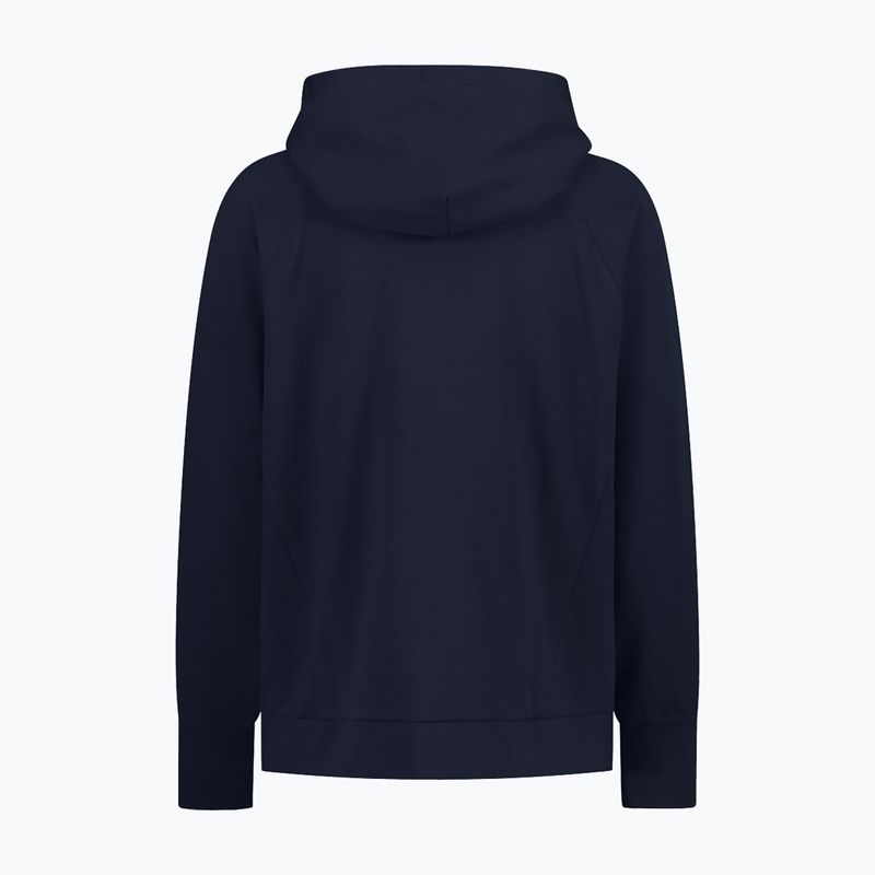CMP Felpa donna 34D7116 Fix Hood nero/blu 2