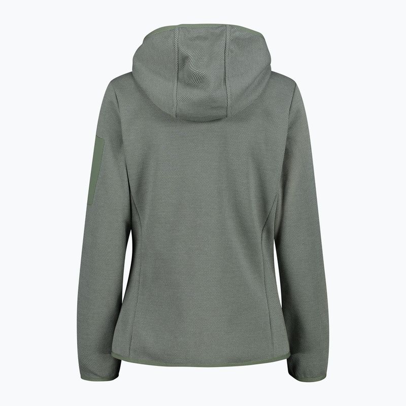 Felpa trekking donna CMP Zip Hood salvia/jade 3