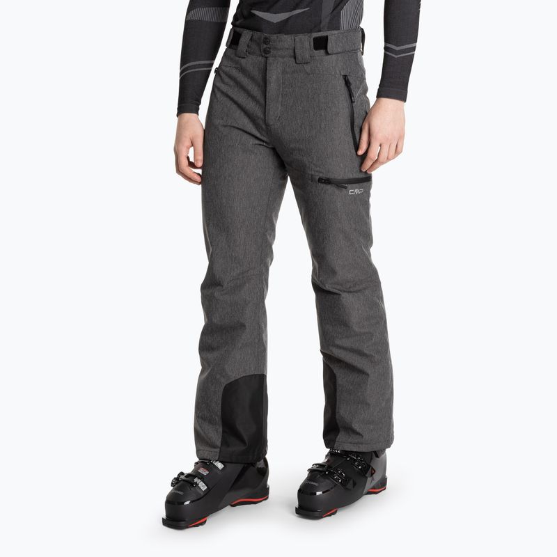 Pantaloni da sci CMP da uomo 34W4387 nero mel.