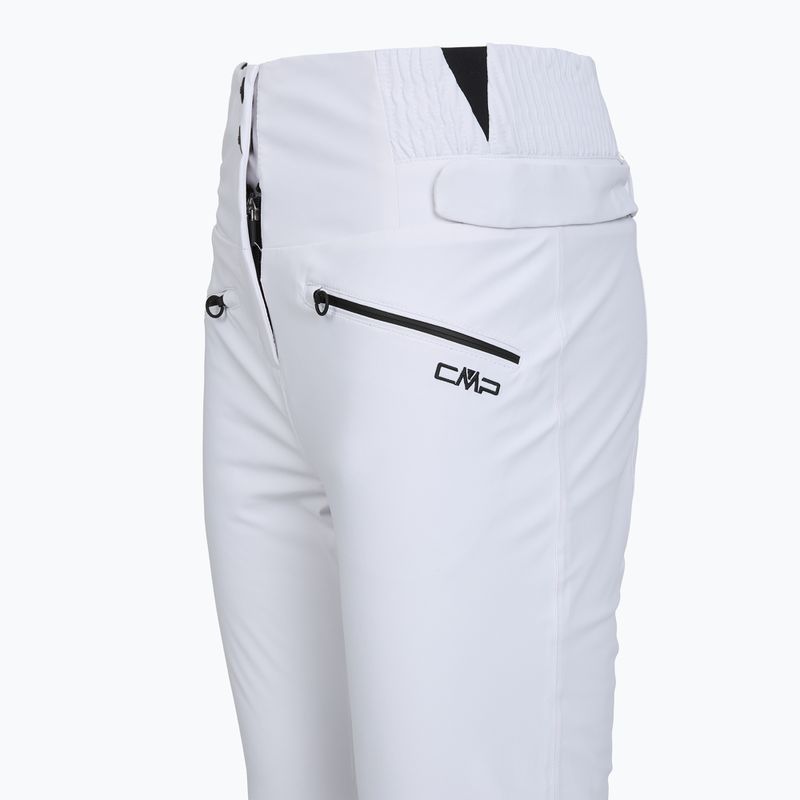 Pantaloni da sci da donna CMP 34W4486 bianco 4