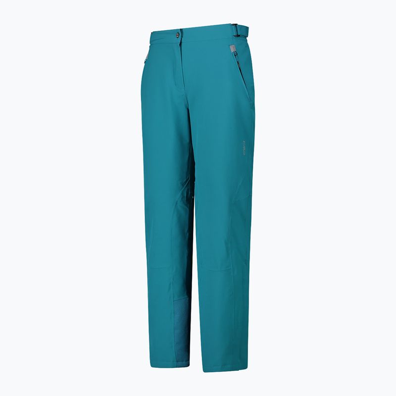 Pantaloni da sci CMP da donna 3W18596N verde acqua 3