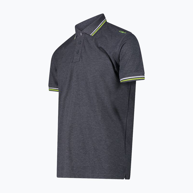 Polo CMP da uomo 34D5987 nero/blu 3