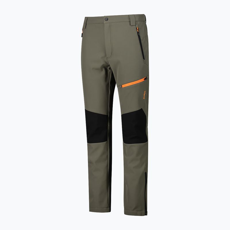 Pantaloni softshell da uomo CMP 30A1477 oliva 3